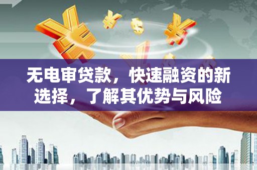 平阴无电审贷款，快速融资的新选择，了解其优势与风险