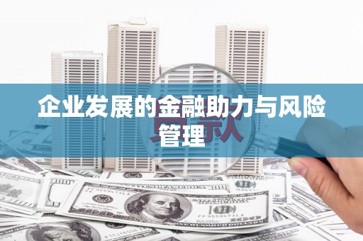 平阴企业发展的金融助力与风险管理