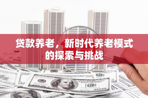 平阴贷款养老，新时代养老模式的探索与挑战