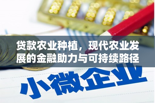 平阴贷款农业种植，现代农业发展的金融助力与可持续路径