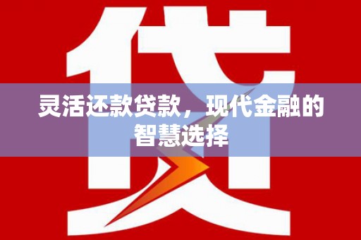 平阴灵活还款贷款，现代金融的智慧选择