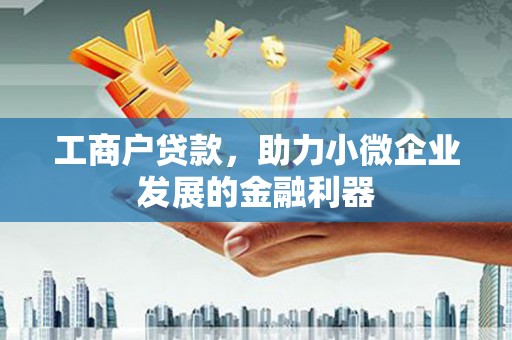 平阴工商户贷款，助力小微企业发展的金融利器