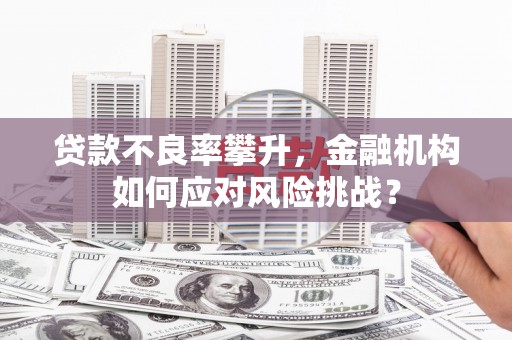 平阴贷款不良率攀升，金融机构如何应对风险挑战？