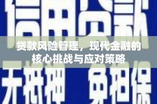 平阴贷款风险管理，现代金融的核心挑战与应对策略