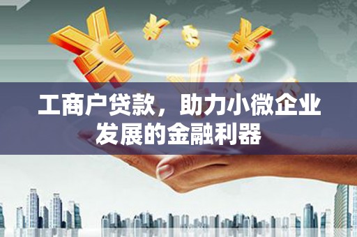 平阴工商户贷款，助力小微企业发展的金融利器