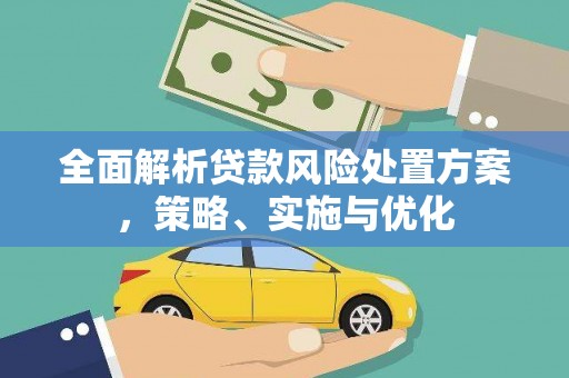 平阴全面解析贷款风险处置方案，策略、实施与优化