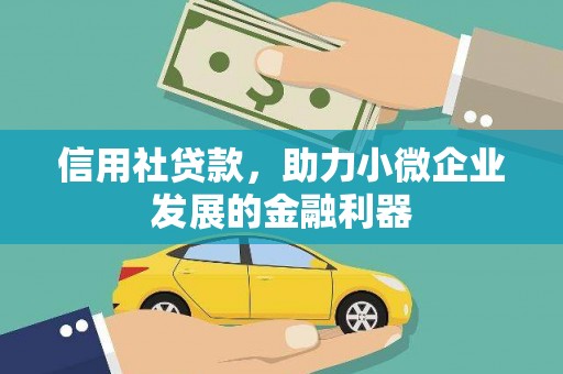 平阴信用社贷款，助力小微企业发展的金融利器