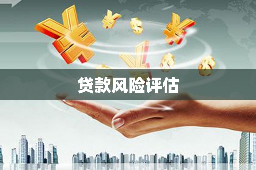 平阴贷款风险评估