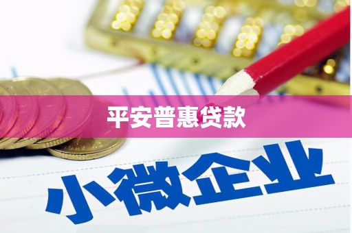 平阴平安普惠贷款